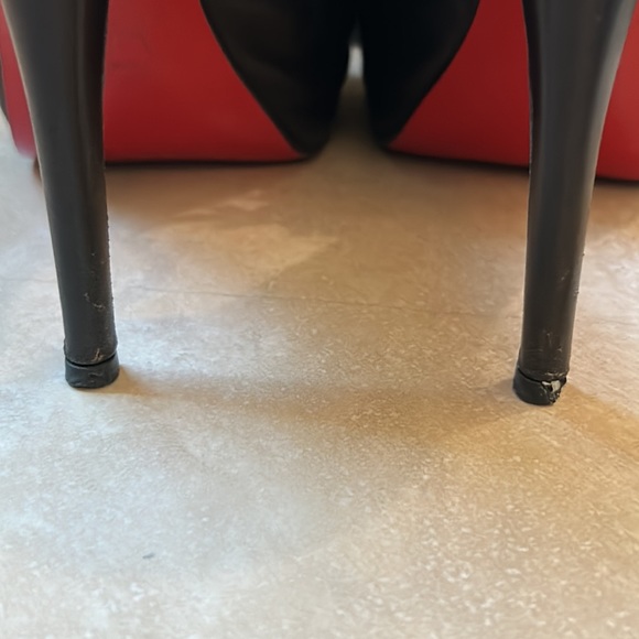 Black Fringe CL Stiletos - Picture 7 of 10